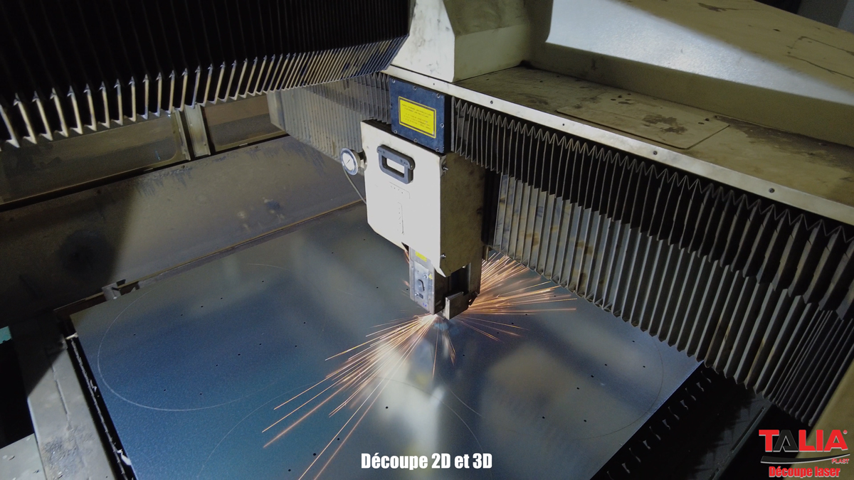 Centre de découpe du métal au laser 2D et 3D